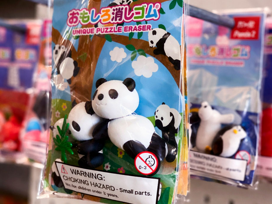 Kawaii goods and gift items at Hayato